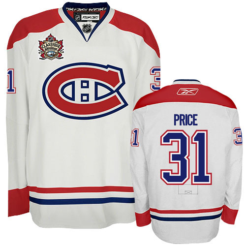 Best sale Montreal Canadiens 31 Carey Price White Heritage Classic NHL Hockey Jersey